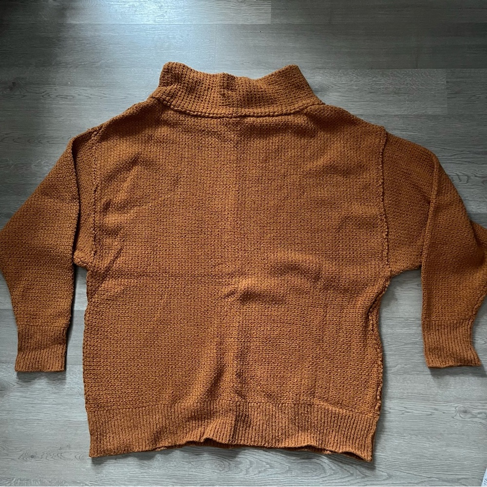 Free People Orange Sweater M - Picture 1 of 3
